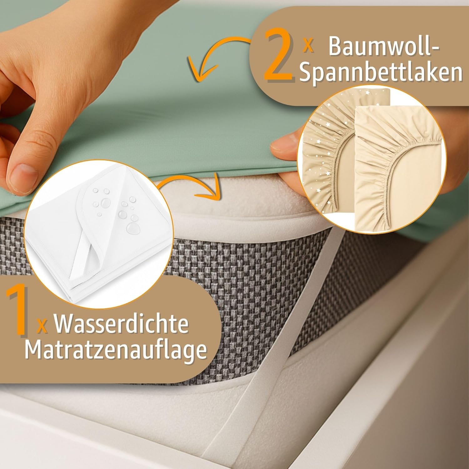 sheet for moses basket bassinet crib and fitted set of 3: 55x90 cm 2x sheets + 1x waterproof mattress protector set pram bed baby cot liner cover breathable 55 x 90 sheet for moses basket bassinet crib and fitted set of 3: 55x90 cm 2x sheets + 1x waterproof mattress protector set pram bed baby cot liner cover breathable 55 x 90