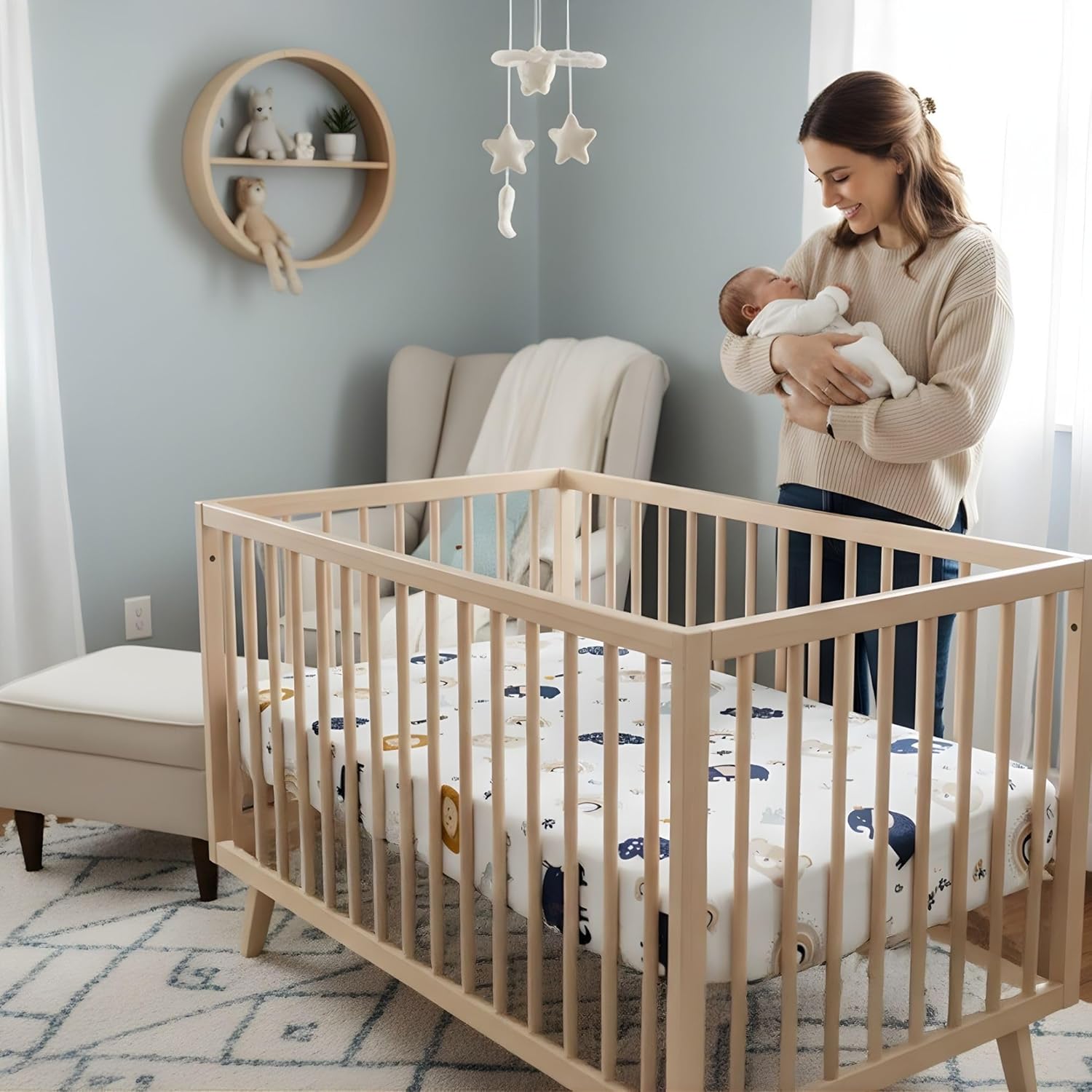 sheet for moses basket bassinet crib and fitted set of 3: 55x90 cm 2x sheets + 1x waterproof mattress protector set pram bed baby cot liner cover breathable 55 x 90 sheet for moses basket bassinet crib and fitted set of 3: 55x90 cm 2x sheets + 1x waterproof mattress protector set pram bed baby cot liner cover breathable 55 x 90