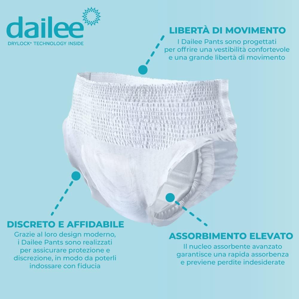 dailee pants super m 90x incontinence pants for men and women 6 pack of 15 adult nappies high absorbency pull up diapers, leak proof disposable protective briefs dailee pants super m 90x incontinence pants for men and women 6 pack of 15 adult nappies high absorbency pull up diapers, leak proof disposable protective briefs
