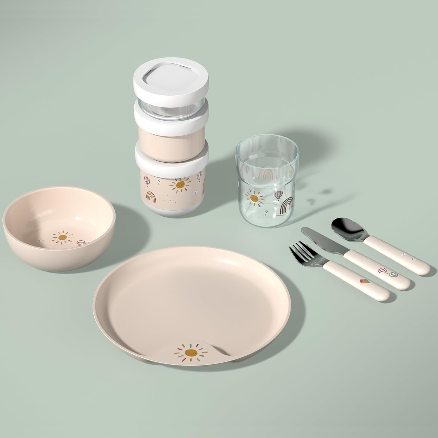 mepal children’s plate mio little dutch toddler plate kid friendly dish children’s dinnerware microwave safe, dishwasher safe & bpa free forest friends mepal children’s plate mio little dutch toddler plate kid friendly dish children’s dinnerware microwave safe, dishwasher safe & bpa free forest friends