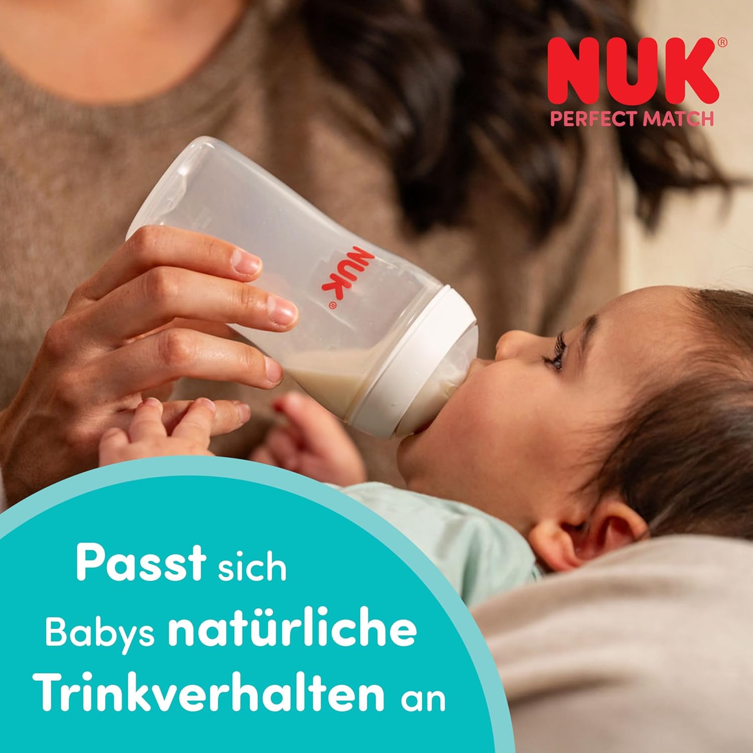 nuk perfect match baby bottle | 0+ months | 150 ml | anti colic drinking bottle | pp | temperature control display | monkey | pack of 1 nuk perfect match baby bottle | 0+ months | 150 ml | anti colic drinking bottle | pp | temperature control display | monkey | pack of 1