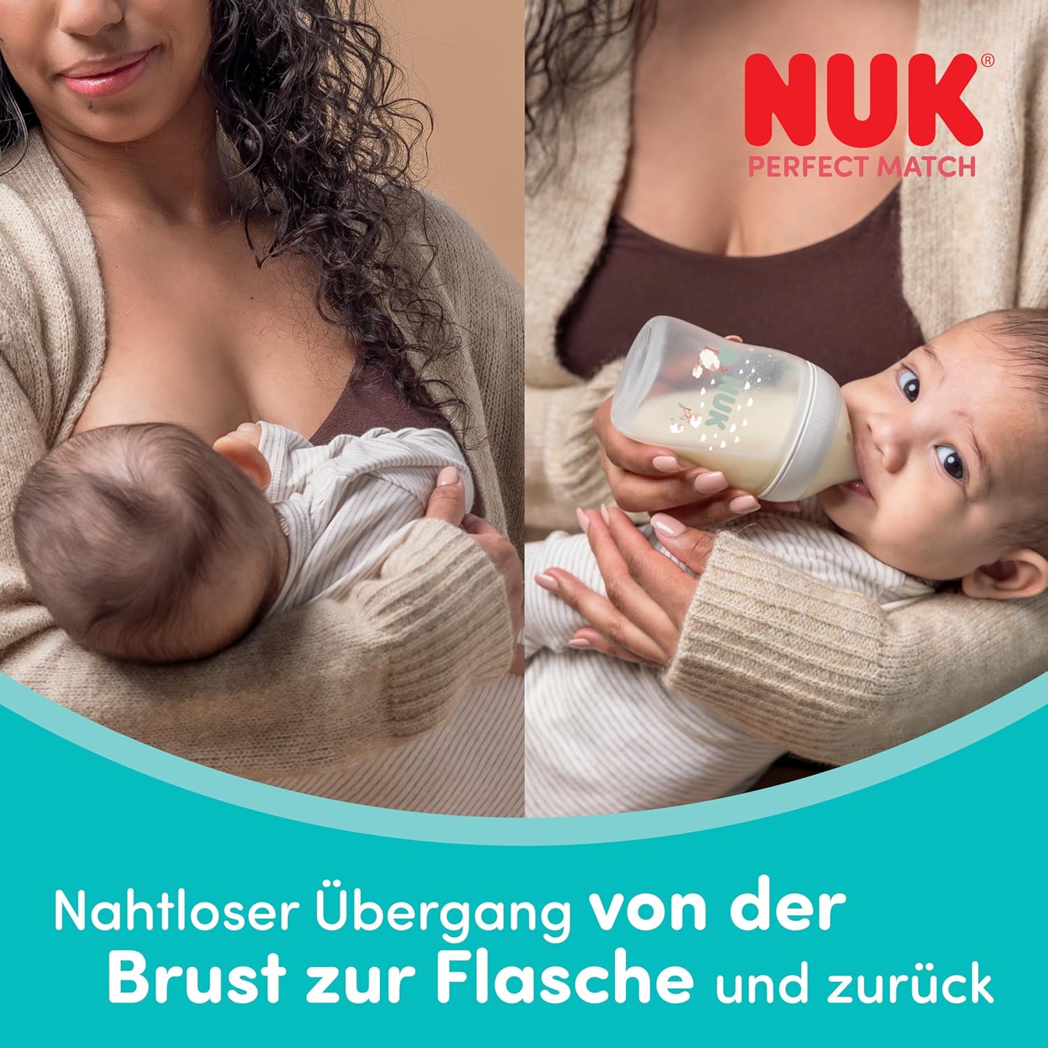 nuk perfect match baby bottle | 0+ months | 150 ml | anti colic drinking bottle | pp | temperature control display | monkey | pack of 1 nuk perfect match baby bottle | 0+ months | 150 ml | anti colic drinking bottle | pp | temperature control display | monkey | pack of 1