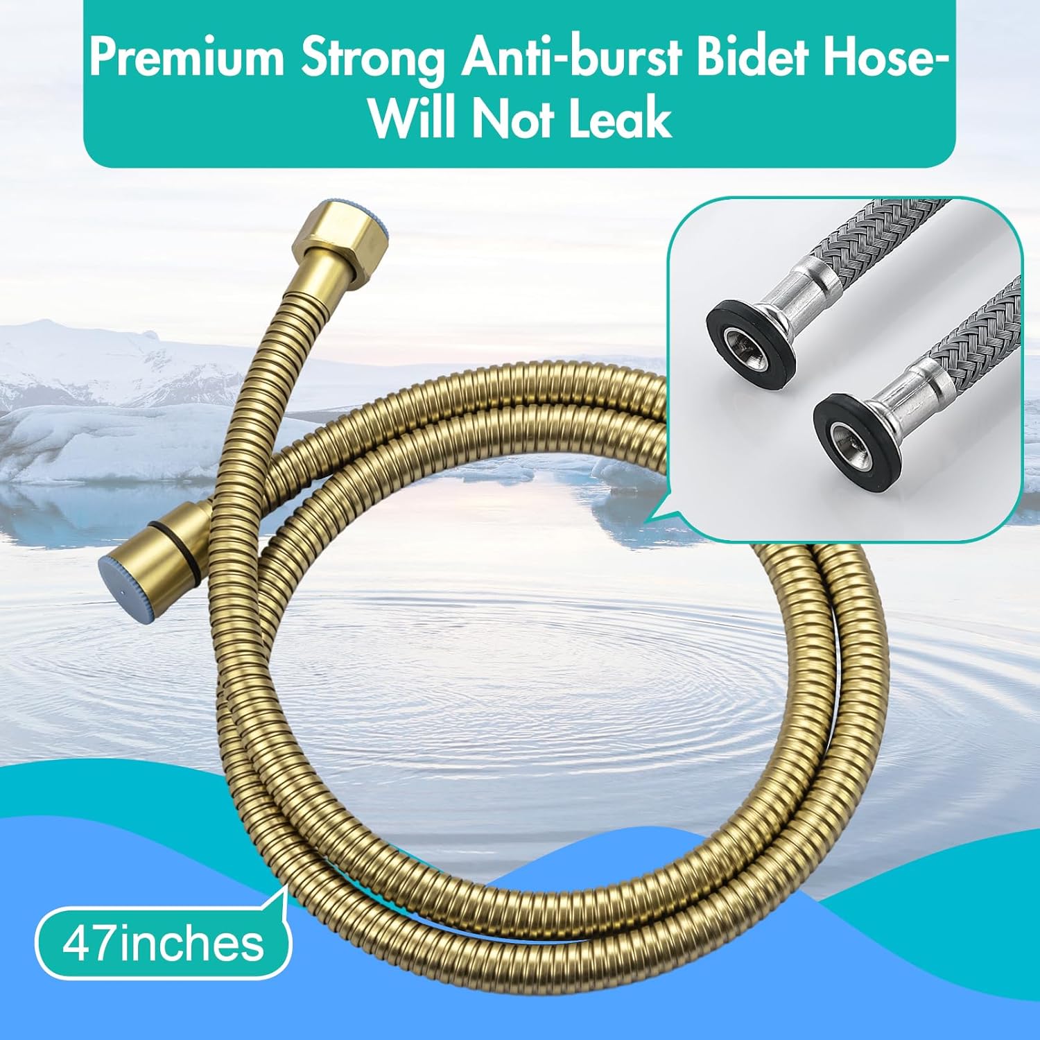 barrock handheld bidet sprayer for toilet, stainless steel cloth diaper sprayer kit, pet bath and feminine hygiene accessory set, gold brushed brass barrock handheld bidet sprayer for toilet, stainless steel cloth diaper sprayer kit, pet bath and feminine hygiene accessory set, gold brushed brass