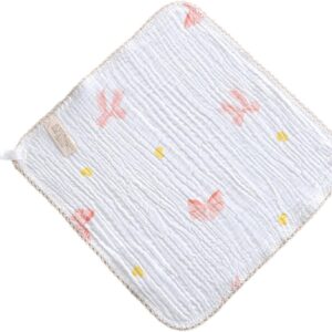 newborn baby bib absorbent baby feeding bibs cotton adjustable burp cloth for children teething printed burping feeding cloth accessory
