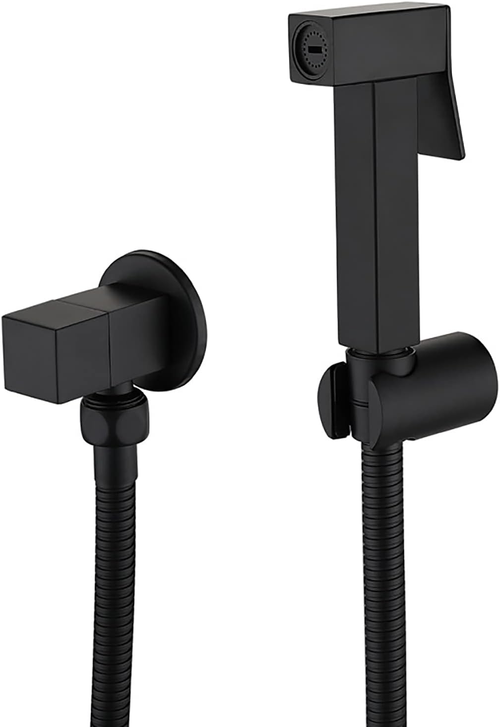 handheld bidet sprayer set for toilet brass cloth diaper sprayer with cold water, wall mount bidet kit for feminine hygiene, black bathroom accessories handheld bidet sprayer set for toilet brass cloth diaper sprayer with cold water, wall mount bidet kit for feminine hygiene, black bathroom accessories