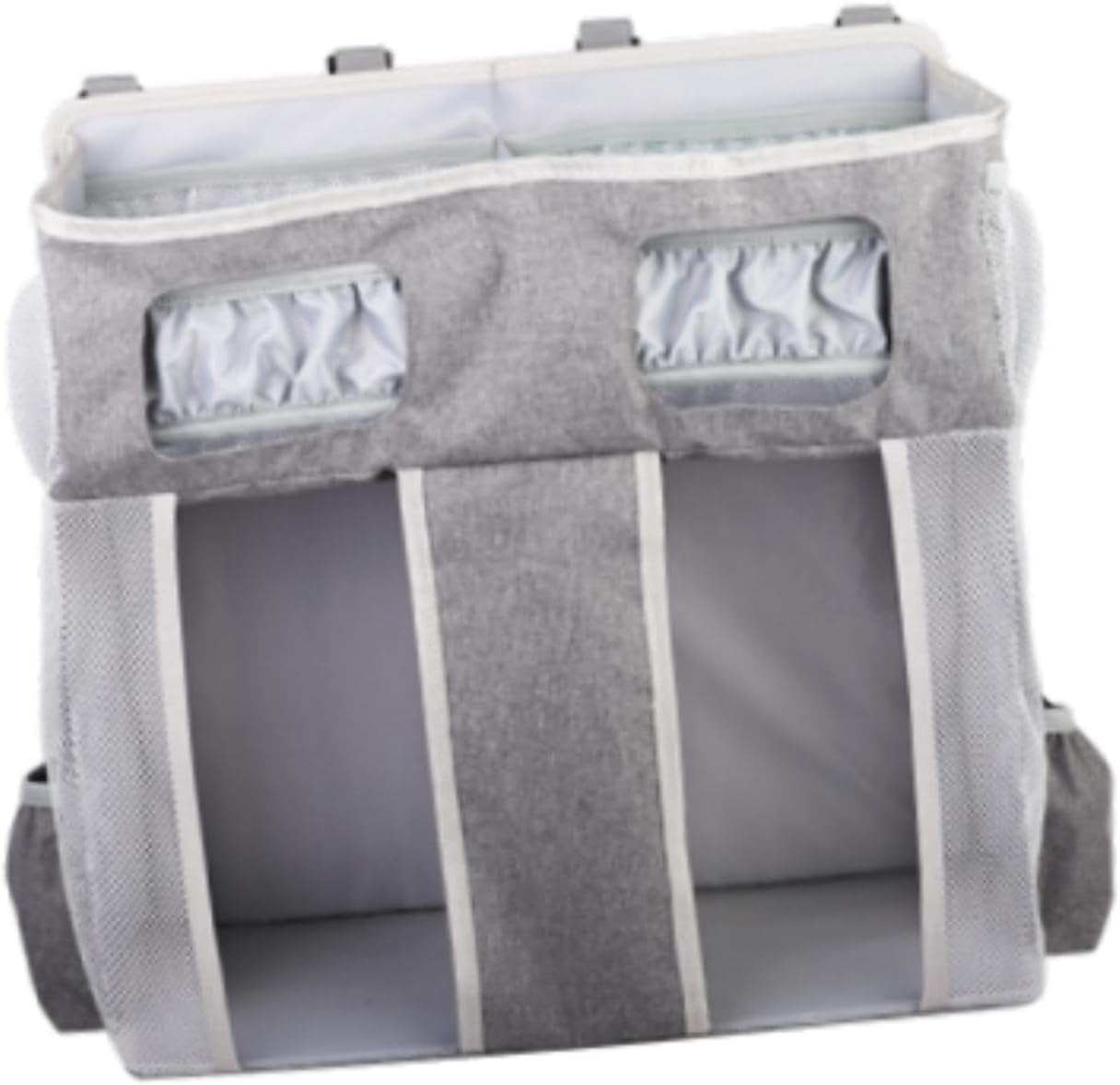 diaper organizer for nursery with hanging storage bag and crib accessories 17.32x19.69 inch oxford cloth gray diaper organizer for nursery with hanging storage bag and crib accessories 17.32x19.69 inch oxford cloth gray
