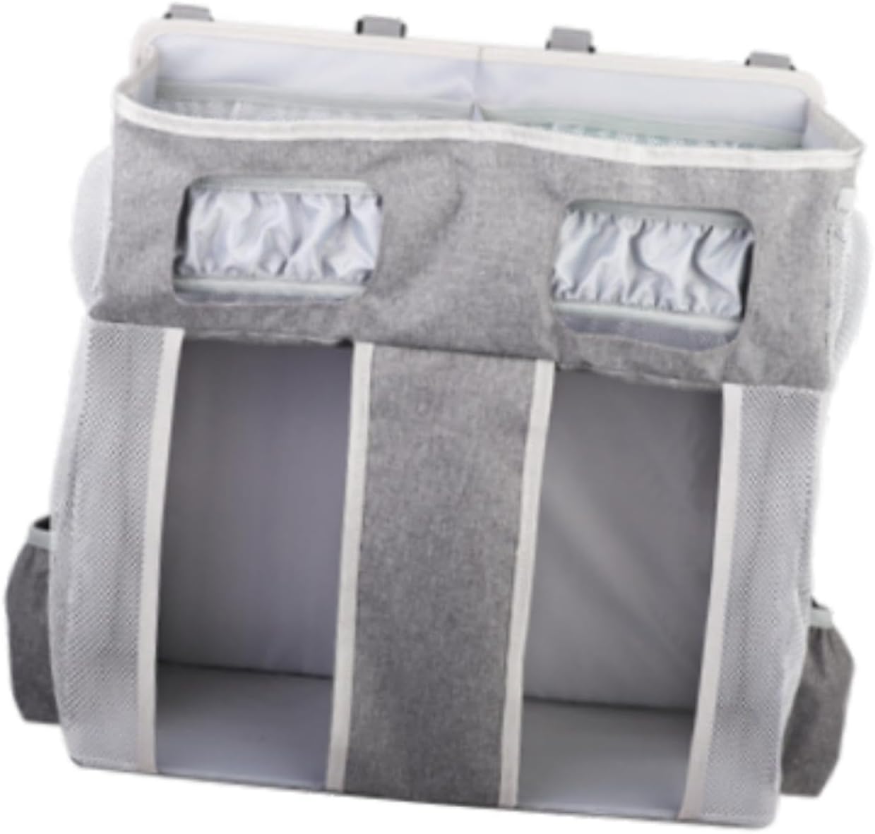 housevibe diaper organizer for nursery with hanging storage bag and crib accessories 17.32x19.69 inch oxford cloth gray housevibe diaper organizer for nursery with hanging storage bag and crib accessories 17.32x19.69 inch oxford cloth gray