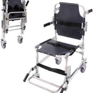 foldable lightweight stair lift assist device with quick release buckles, supports 350lbs ideal for elderly mobility and safe stair transport