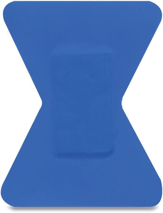 dependaplast food area blue plasters with high visibility and metal detection properties, easily detectable, individually wrapped fingertip box of 50 dependaplast food area blue plasters with high visibility and metal detection properties, easily detectable, individually wrapped fingertip box of 50