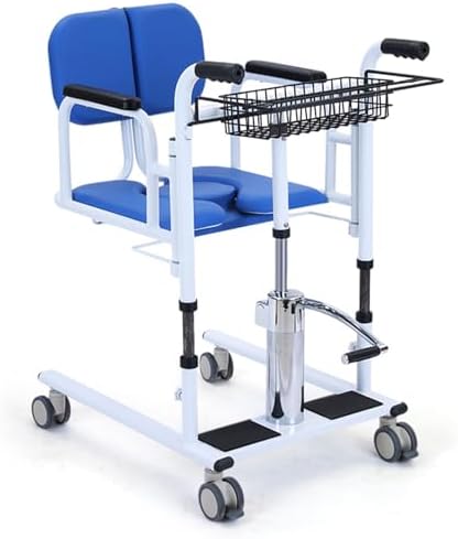 patient lift transfer machine portable multifunctional adjustable height commode shower chair for nursing elderly, load capacity 200kg patient lift transfer machine portable multifunctional adjustable height commode shower chair for nursing elderly, load capacity 200kg