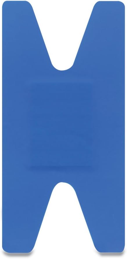 dependaplast food area blue plasters with high visibility and metal detection properties, easily detectable, individually wrapped anchor box of 50 dependaplast food area blue plasters with high visibility and metal detection properties, easily detectable, individually wrapped anchor box of 50