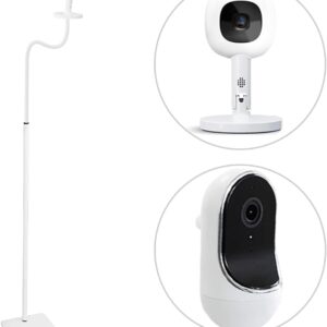 67" adjustable height baby monitor floor stand holder for nanit pro smart monitor & flex stand,owlet cam/cam 2 /owlet duo 2, baby monitor,also cameras with 1/4 thread connection