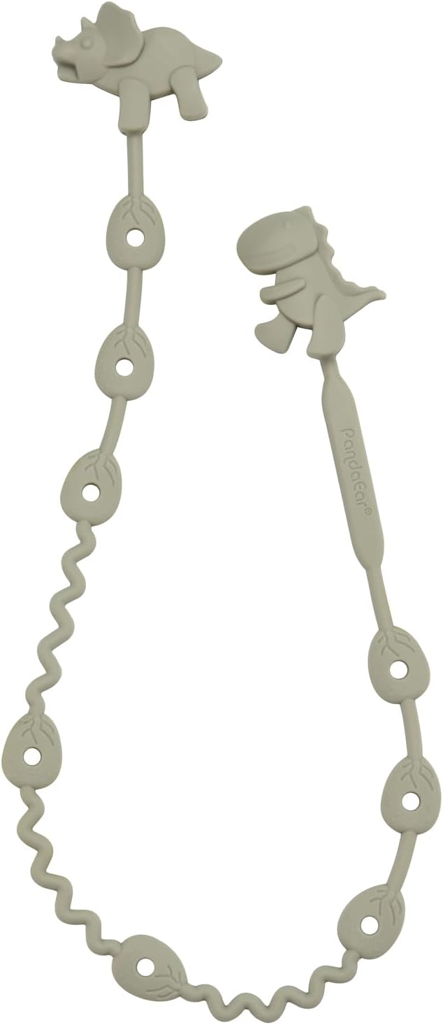 pandaear pack of 5 silicone dummy chain, cup catcher, baby pram toy chain attachment, dinosaur baby toy safety belts for bottles, teething ring, high chairs pandaear pack of 5 silicone dummy chain, cup catcher, baby pram toy chain attachment, dinosaur baby toy safety belts for bottles, teething ring, high chairs