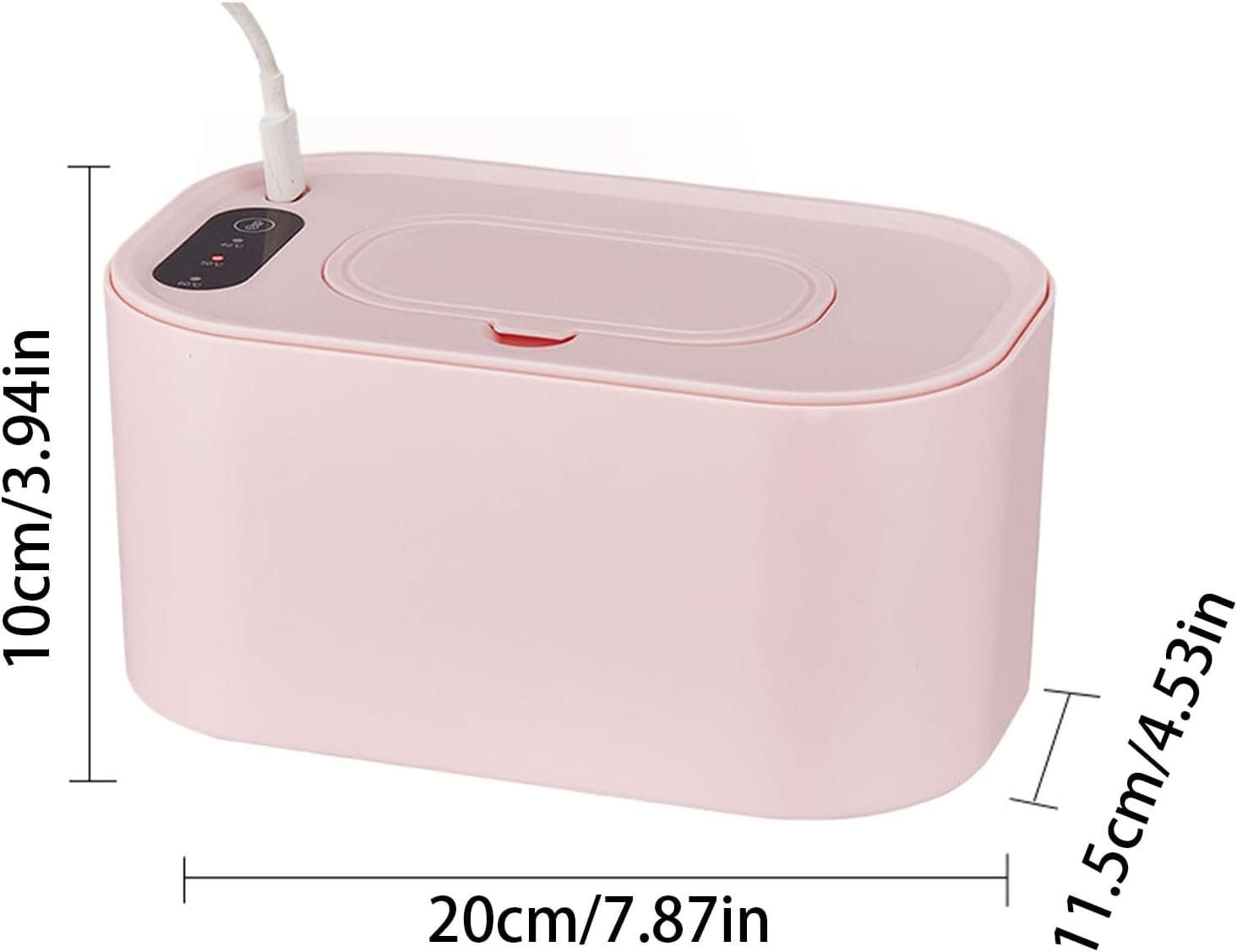 baby wipe warmer, heated wipes dispenser with usb charging, even heating wipes box with temperature display, ideal for home, travel & outdoor baby care, 8.46x5.12x4.53 in, 1 pack baby wipe warmer, heated wipes dispenser with usb charging, even heating wipes box with temperature display, ideal for home, travel & outdoor baby care, 8.46x5.12x4.53 in, 1 pack