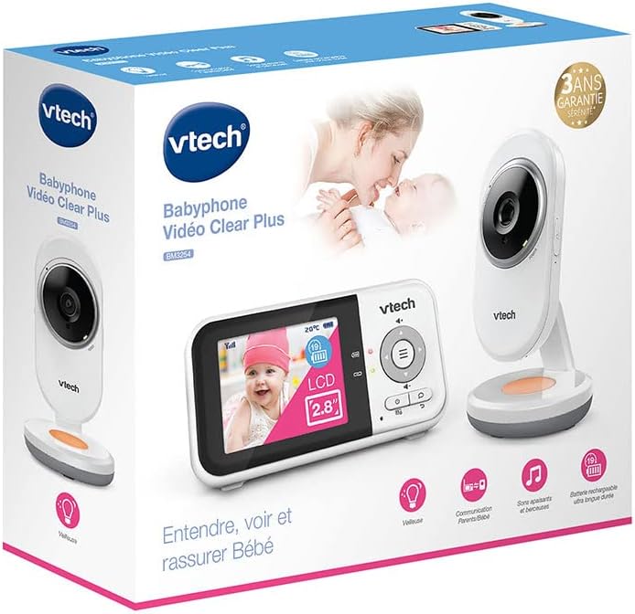 vtech bm3254 baby monitor video clear plus night light and lullaby display 2.8 inch baby monitor audio version fr vtech bm3254 baby monitor video clear plus night light and lullaby display 2.8 inch baby monitor audio version fr