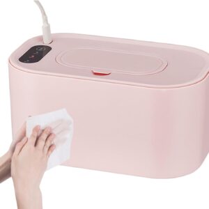 baby wipe warmer, heated wipes dispenser with usb charging, even heating wipes box with temperature display, ideal for home, travel & outdoor baby care, 8.46x5.12x4.53 in, 1 pack