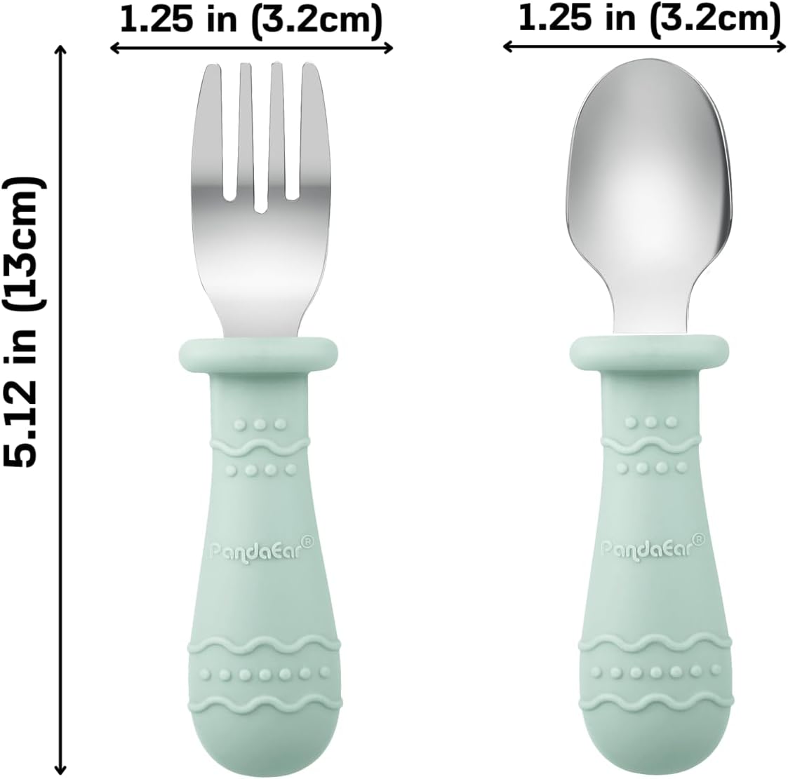 pandaear 2 divided children's plates with suction plate and 2 baby spoons 2 forks silicone baby plate non slip bpa free split plate set learning plate pandaear 2 divided children's plates with suction plate and 2 baby spoons 2 forks silicone baby plate non slip bpa free split plate set learning plate