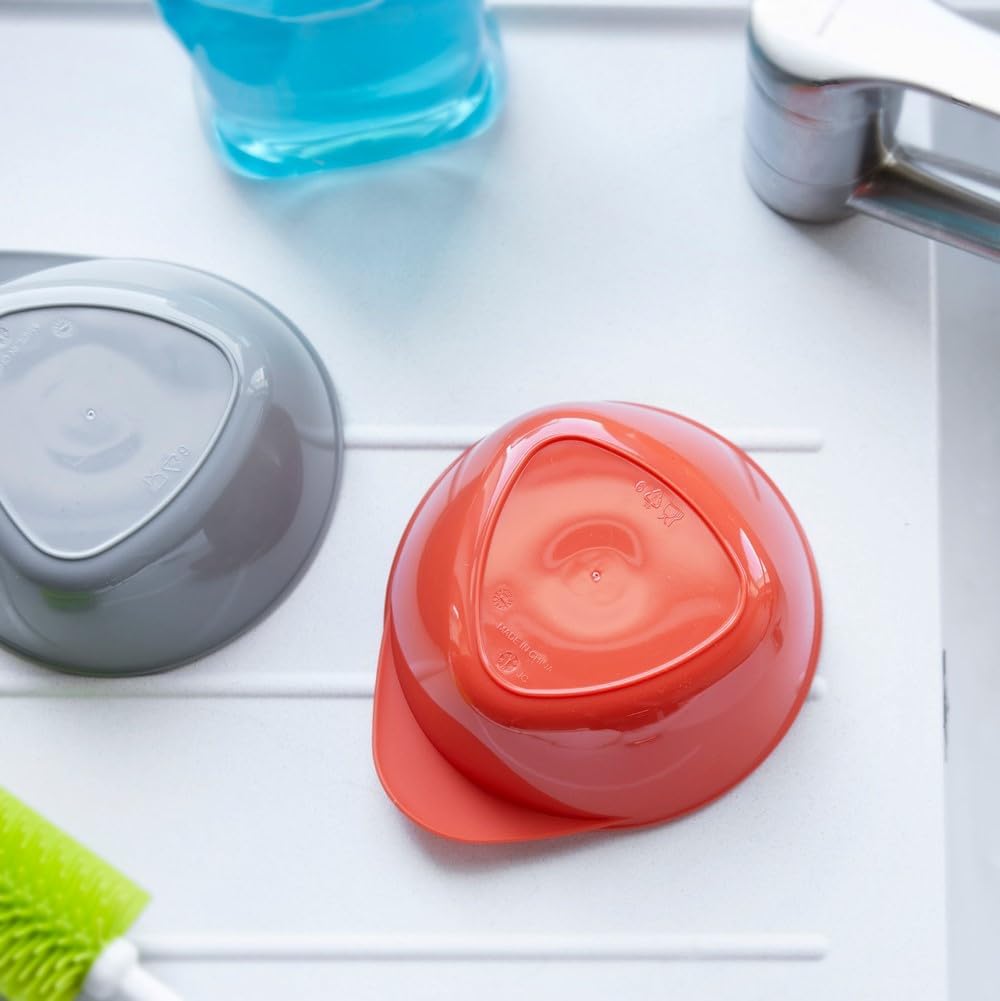 tommee tippee easi scoop baby feeding bowls with triangular base and ergonomic handle, stackable, pack of 4 tommee tippee easi scoop baby feeding bowls with triangular base and ergonomic handle, stackable, pack of 4