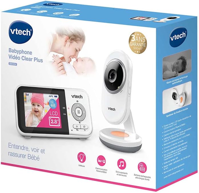 vtech bm3254 baby monitor video clear plus night light and lullaby display 2.8 inch baby monitor audio version fr vtech bm3254 baby monitor video clear plus night light and lullaby display 2.8 inch baby monitor audio version fr