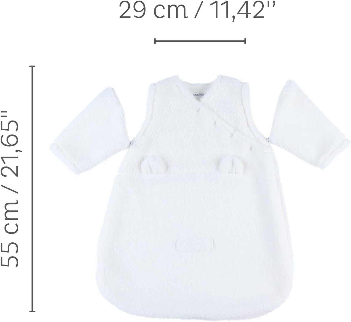 noukie's winter sleeping bag 0 3 months (50 cm) sleeping bag tog 2 to 3.5 cm groloudoux ecru noukie's winter sleeping bag 0 3 months (50 cm) sleeping bag tog 2 to 3.5 cm groloudoux ecru