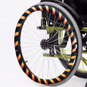 non slip silicone hand grips for wheelchairs, enhance grip and comfort for rear wheels
