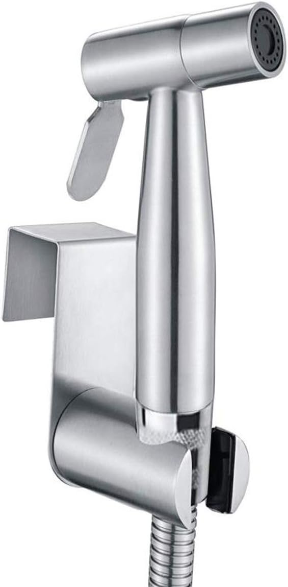 bidet sprayer head with hook, stainless steel bidet sprayer kit, baby cloth diaper sprayer, easy to install for personal hygiene and bedpan wc sprayer bidet sprayer head with hook, stainless steel bidet sprayer kit, baby cloth diaper sprayer, easy to install for personal hygiene and bedpan wc sprayer