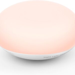 baby night light, nursery night lamp for breastfeeding, soft bpa free silicone touch control night lamp, eye caring, easy flip design, stepless dimming