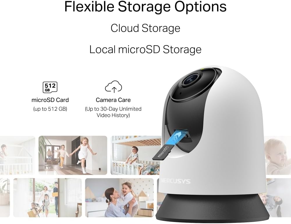 mercusys mc210 indoor camera,2k 3mp,tp link security camera,pet camera,baby monitor,smart detection,night vision,full coverage,2 way audio,app control,google home/alexa,no monthly fee mercusys mc210 indoor camera,2k 3mp,tp link security camera,pet camera,baby monitor,smart detection,night vision,full coverage,2 way audio,app control,google home/alexa,no monthly fee