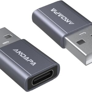 andapa usb c to usb adapter(2 pack) for iphone 12 13 14 15 16 17 mini pro max,airpods ipad pro,samsung galaxy note 10 20 21 s21 plus,google pixel 5 4 4a 3a xl