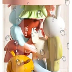 162cm stuffed animal storage tube 4 layers large doll display organizer | vertical stuffed plush doll clear bucket | stackable design | space saving plush toys storage for bedroom nursery, playroom