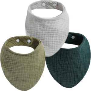 toddler burp cloths newborn gauze cotton washcloth drool bib breathable triangle bib infant push button saliva towel bib for baby girls organic