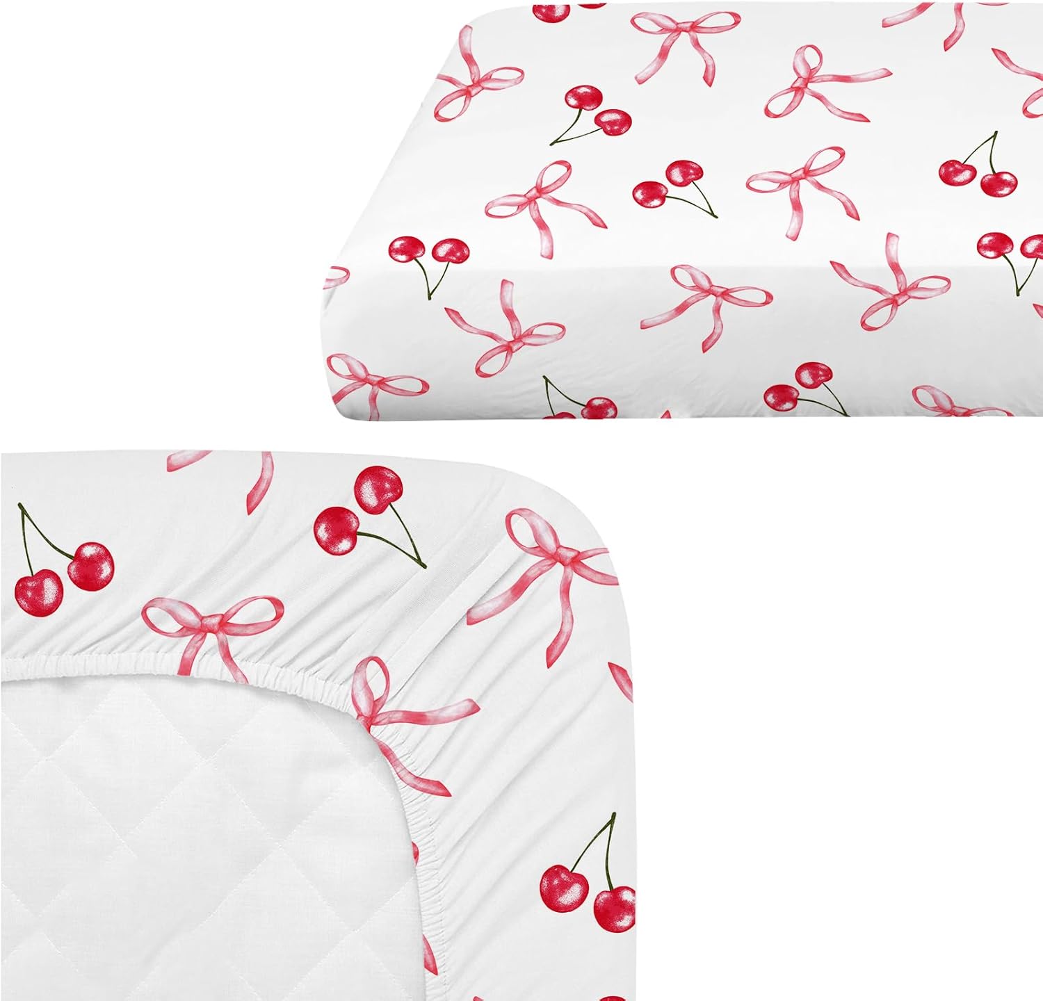 4 pack pink bow crib sheet set for baby girl, soft breathable fitted crib sheet 28 x 52 in, nursery decor for standard crib and toddler bed mattresses 4 pack pink bow crib sheet set for baby girl, soft breathable fitted crib sheet 28 x 52 in, nursery decor for standard crib and toddler bed mattresses