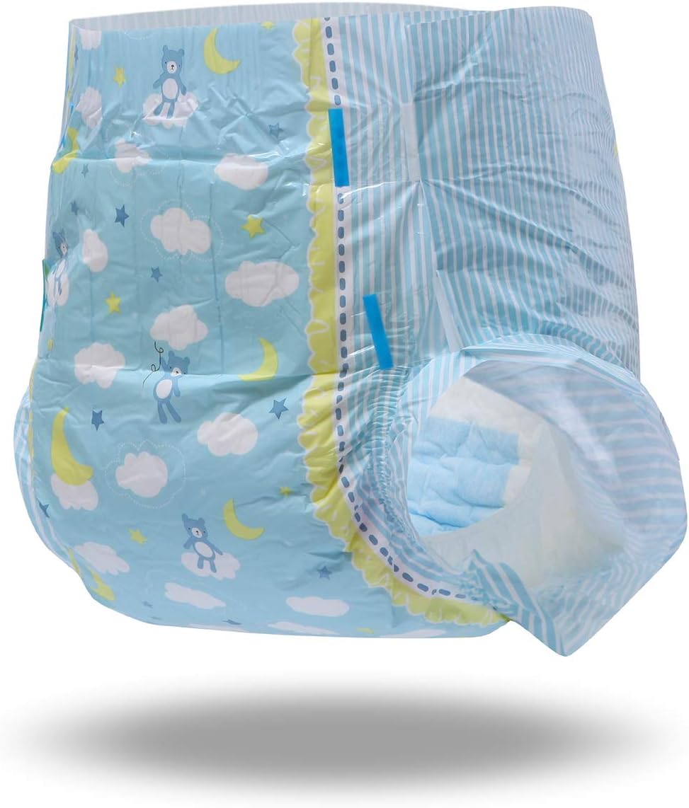 littleforbig adult printed diaper 10 pieces little dreamers (large 91 116 cm) littleforbig adult printed diaper 10 pieces little dreamers (large 91 116 cm)