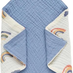 baby bibs cloth | baby burp drool cotton baby bandana rabbit ears absorbent double layer burp towel soft baby bibs for toddler