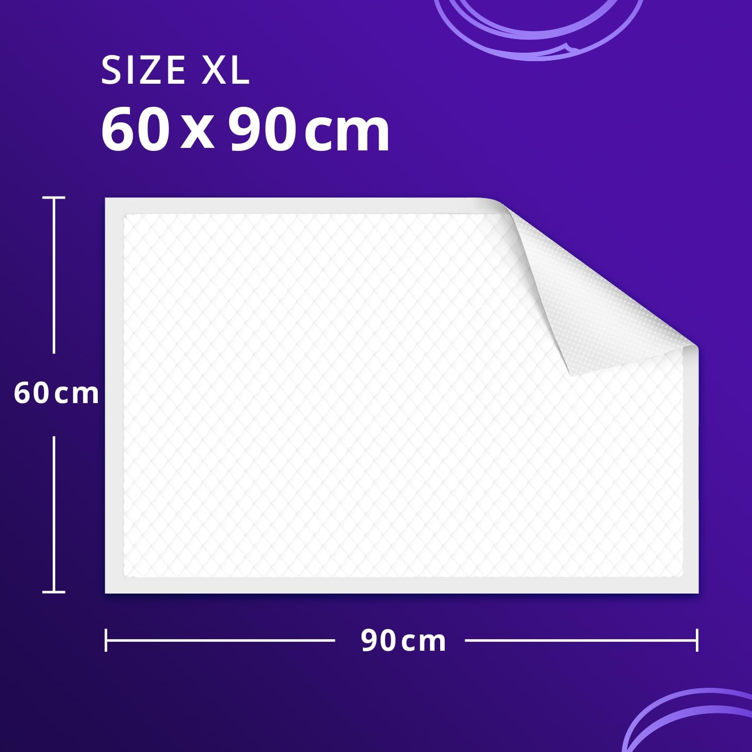 whyworry nightshield disposable incontinence bed pads 60 x 90 cm, bed wetting mats for adults with non slip grip, underpads, pee pads, mattress protectors, waterproof sheets odor control, 90 count whyworry nightshield disposable incontinence bed pads 60 x 90 cm, bed wetting mats for adults with non slip grip, underpads, pee pads, mattress protectors, waterproof sheets odor control, 90 count