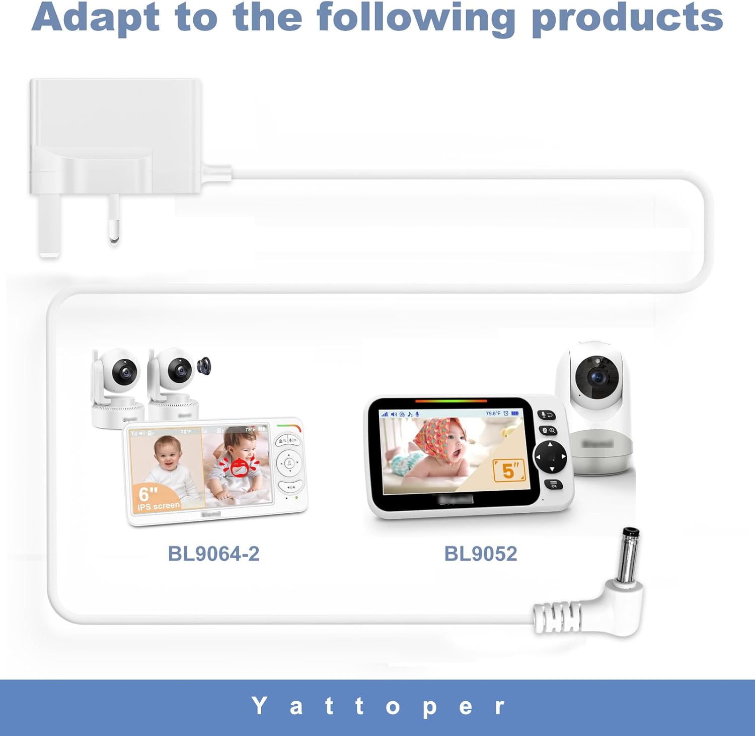 charger compatible witn blemil bl9052 bl9052 2 bl9064 bl9064 2 baby monitor power supply power adapter charger compatible witn blemil bl9052 bl9052 2 bl9064 bl9064 2 baby monitor power supply power adapter
