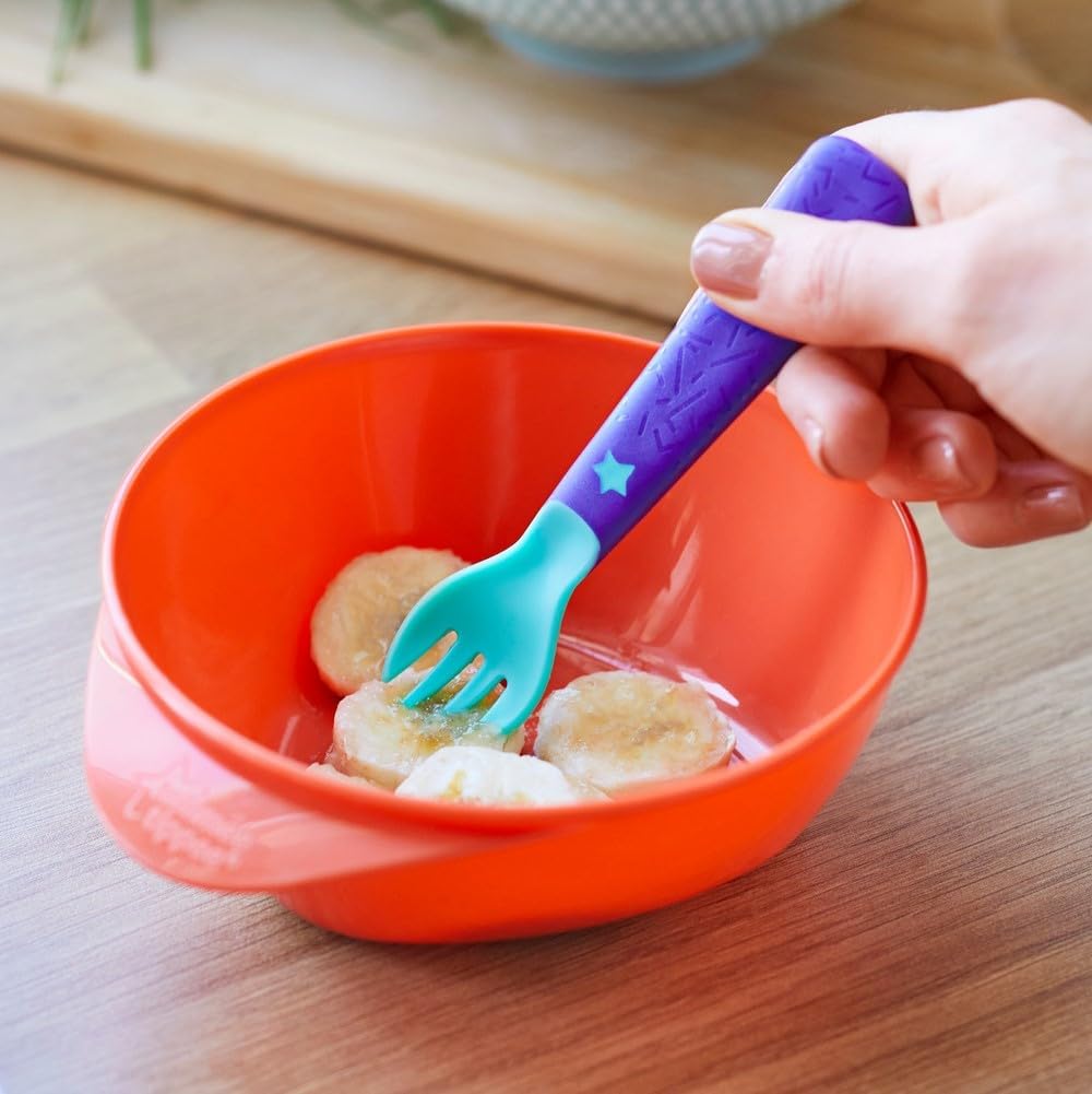 tommee tippee easi scoop baby feeding bowls with triangular base and ergonomic handle, stackable, pack of 4 tommee tippee easi scoop baby feeding bowls with triangular base and ergonomic handle, stackable, pack of 4