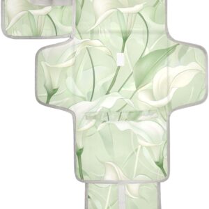 reusable baby pee pads with tissue pocket portable diaper changing pad infant travel station kit