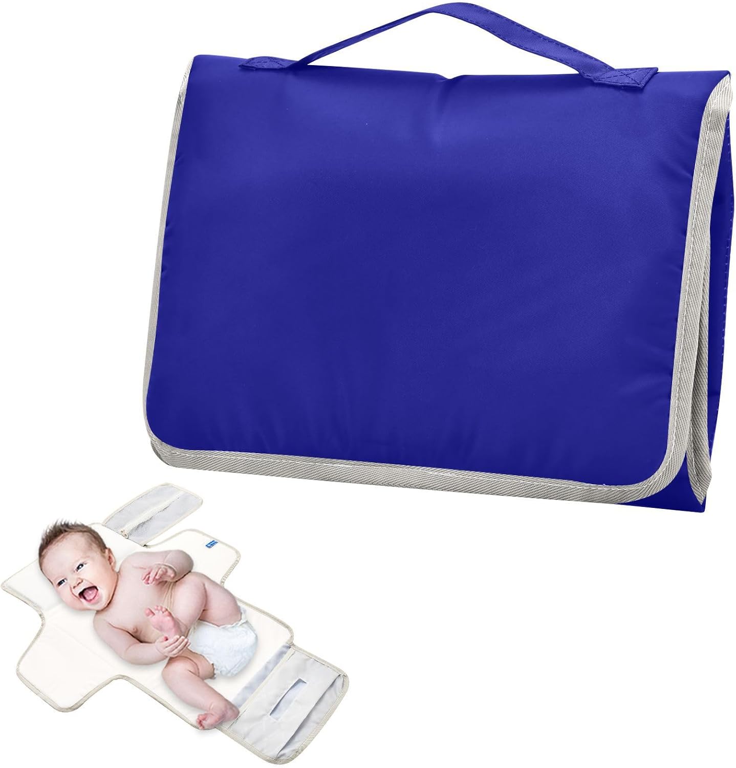 navy dark blue solid color pure plain reusable changing mat with tissue pocket portable changing pad for baby infant travel station kit cambiador de pa?ales para bebes navy dark blue solid color pure plain reusable changing mat with tissue pocket portable changing pad for baby infant travel station kit cambiador de pa?ales para bebes