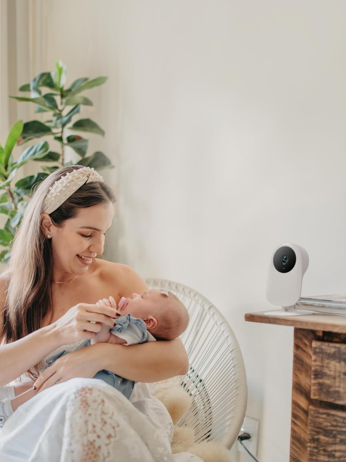 nooie baby wifi camera, 1080p baby monitor and 2 way audio, motion and sound detection, ir night version, sd card and cloud storage, works with alexa nooie baby wifi camera, 1080p baby monitor and 2 way audio, motion and sound detection, ir night version, sd card and cloud storage, works with alexa