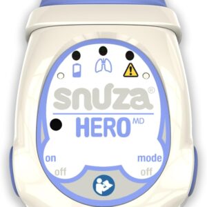 snuza hero md baby monitor – with alarm & notification function – wireless & portable – baby monitor for a more peaceful sleep for your baby