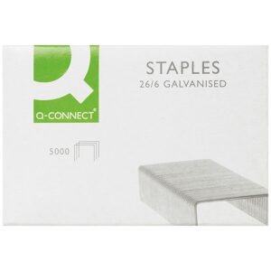 q connect staples 26/6mm (pack of 5000) kf27001