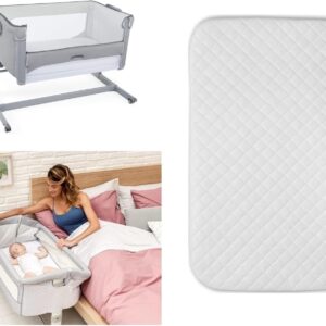 chicco next 2 me bedside cribs mattress super soft extra thick foam crib washable cover size 83 x 50 5 cm made in uk