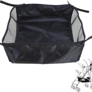 stroller organizer, oxford cloth shopping stroller storage stroller bottom basket organizer for carrying diaper toys and snacks stroller accessories