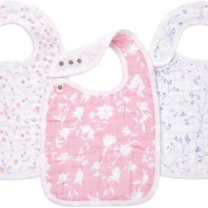 aden + anais™ snap bibs 3 pack cotton muslin jungle jam