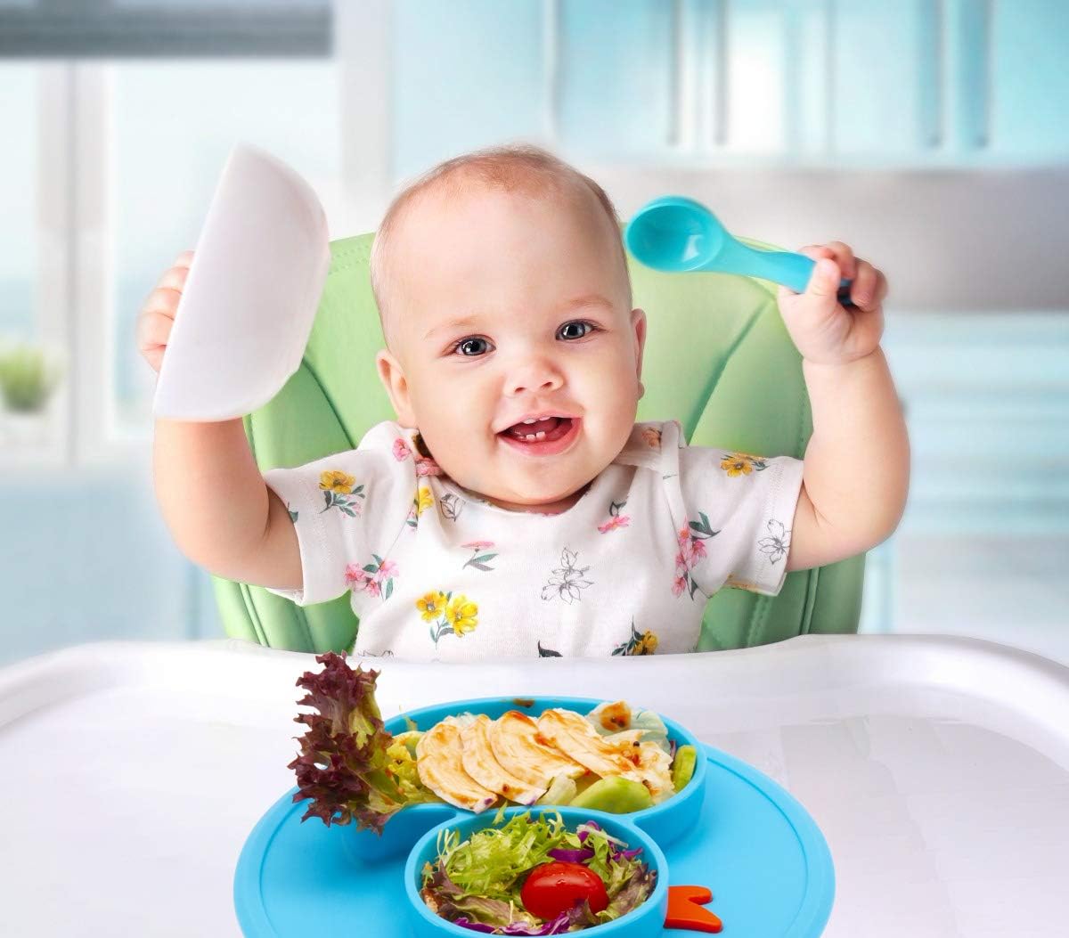 qshare baby plates, set of 4 non slip children's place mats with suction cups, split stable baby plates, toddler plates, bpa free, dishwasher and microwave safe children's plates (style 1) qshare baby plates, set of 4 non slip children's place mats with suction cups, split stable baby plates, toddler plates, bpa free, dishwasher and microwave safe children's plates (style 1)