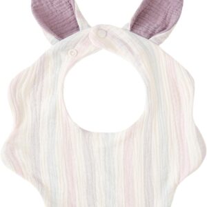 cotton bib for boys and girls toddlers burp cloth breathable drooling toddler when feeding 4 layer baby bandana scarf cotton bib