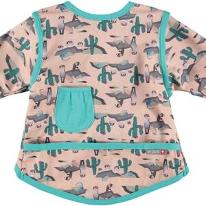 close ferret waterproof long sleeve bibs with pocket 6 18 months, unisex,