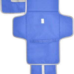 royal blue solid color pure plain reusable changing pads for baby with tissue pocket portable diaper changing pad infant travel station kit cambiador de pa?ales para bebes
