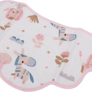soft breathable baby bib sweat absorbent cotton drooling bib for babies, easy to wash burp cloth, 15.75x9.84in